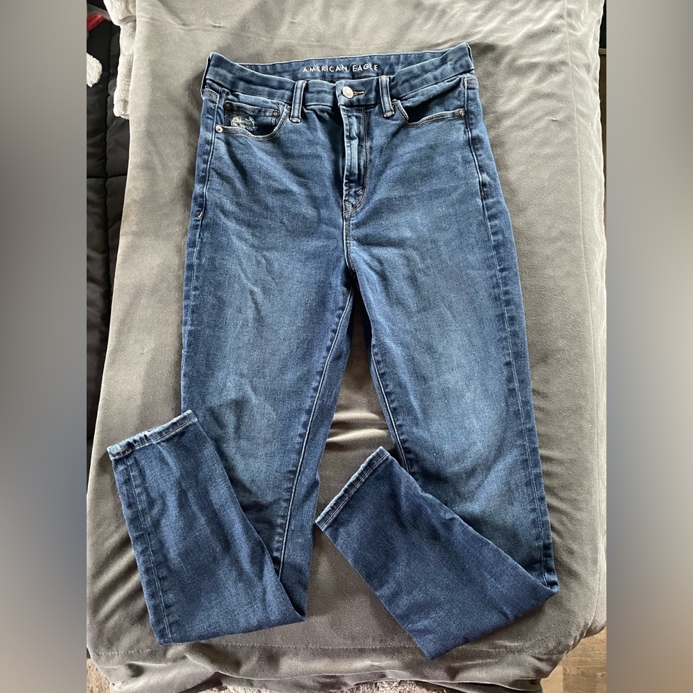 M BFF Jeggings from American Eagle Outfitters- medium wash